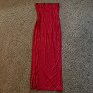 Copper closet red maxi dress
